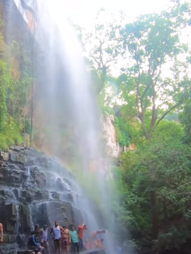 Beautiful place to see Mallela Theertham Waterfall